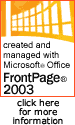 Created and Managed with Microsoft FrontPage