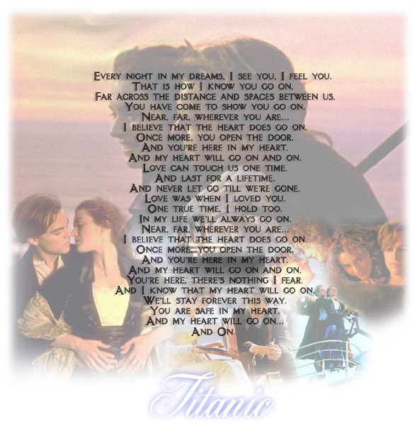 My Heart will Go On lyrics